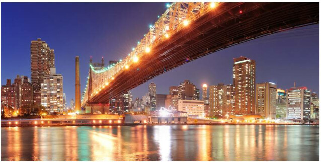Kuvatapetti Artgeist Queensborough Bridge - New York 550x270cm