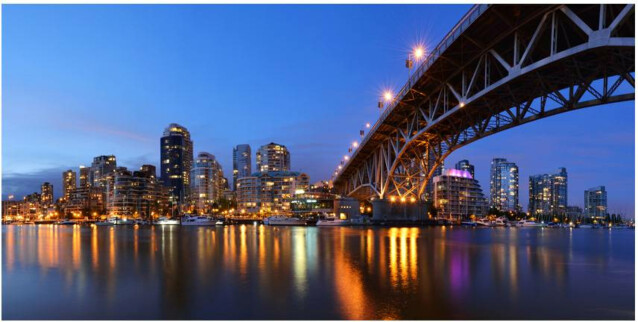 Kuvatapetti Artgeist Granville Bridge - Vancouver 550x270cm
