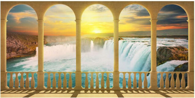 Kuvatapetti Artgeist Dream about Niagara Falls 550x270cm