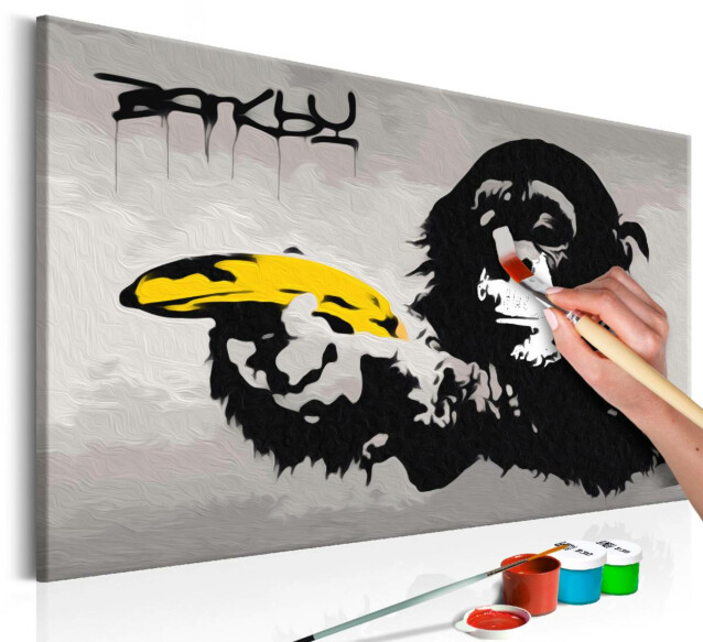 DIY-taulu Artgeist Banksy: Monkey 40x60cm