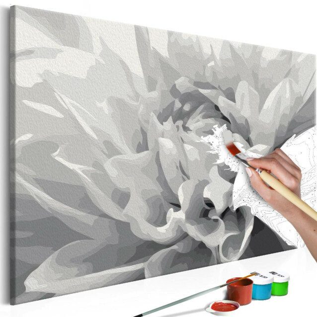 DIY-taulu Artgeist Black & White Flower 40x60cm
