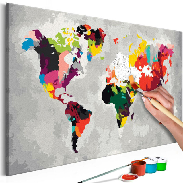 DIY-taulu Artgeist World Map 40x60cm