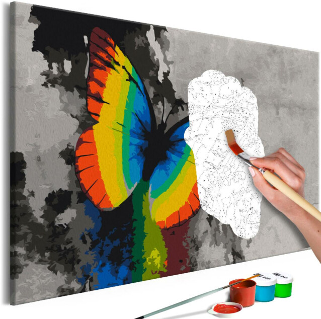 DIY-taulu Artgeist Colourful Butterfly 40x60cm