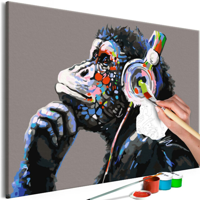 DIY-taulu Artgeist Musical Monkey 40x60cm