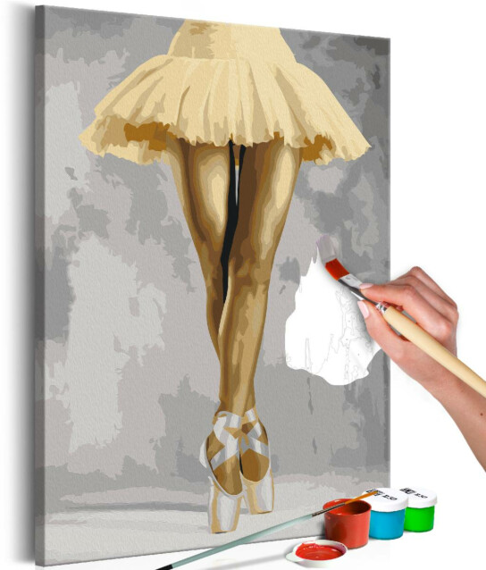 DIY-taulu Artgeist Yellow Ballerina 60x40cm
