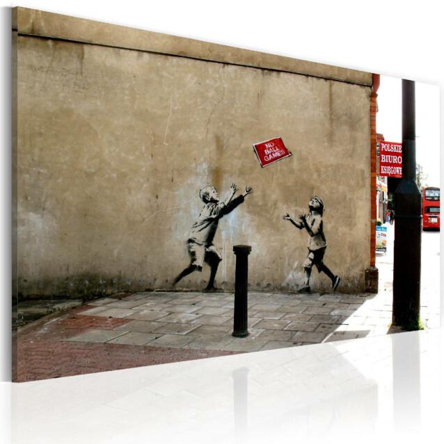 Taulu Artgeist No ball games - Banksy, 40x60cm
