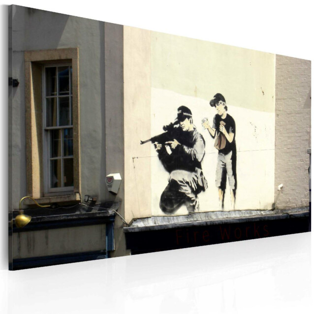 Taulu Artgeist Sniper and boy - Banksy, 40x60cm