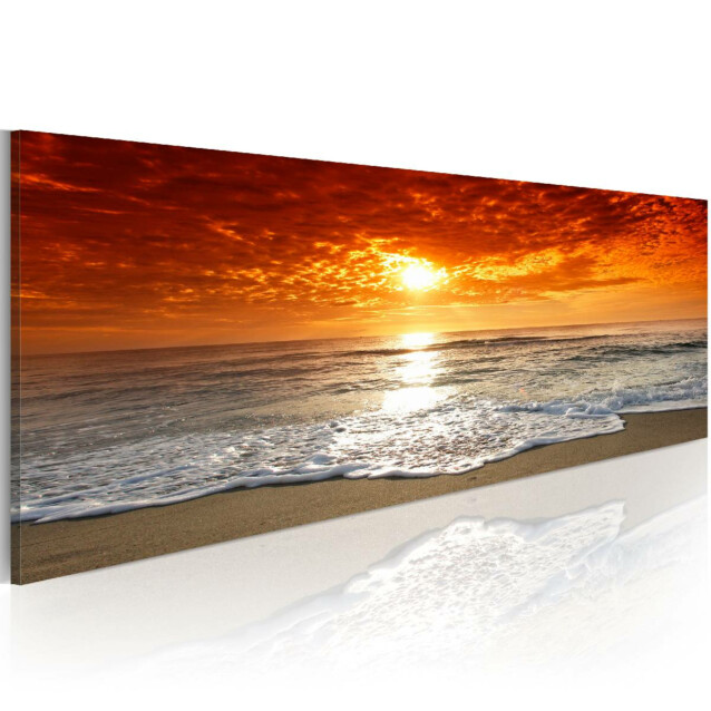 Taulu Artgeist Romantic sunset, 45x135cm