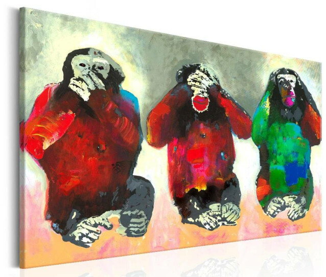 Taulu Artgeist Three Wise Monkeys eri kokoja