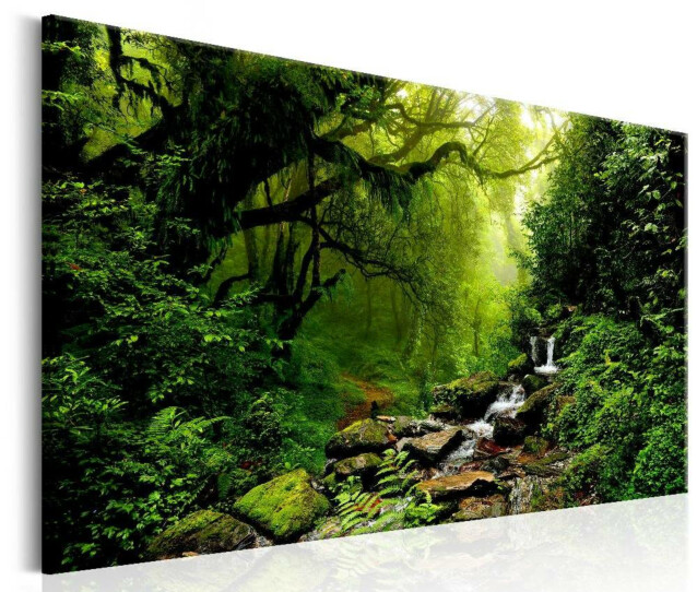 Taulu Artgeist Waterfall in the Forest eri kokoja