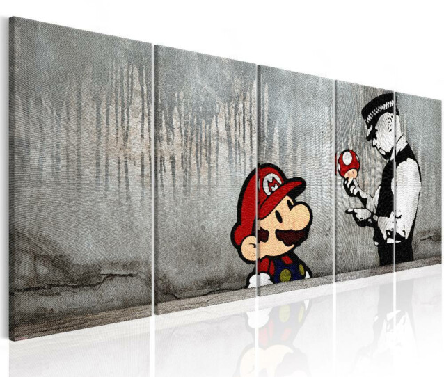 Taulu Artgeist Mario Bros on Concrete eri kokoja