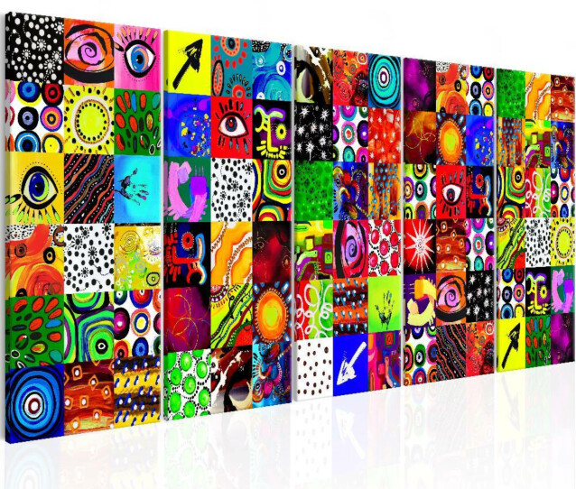 Taulu Artgeist Colourful Abstraction eri kokoja