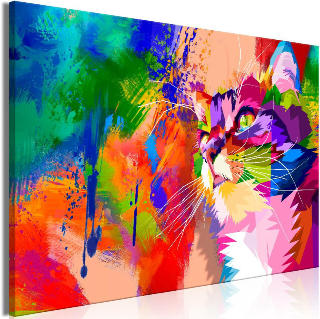 Taulu Artgeist Colourful Cat eri kokoja