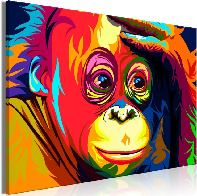 Taulu Artgeist Colourful Orangutan eri kokoja
