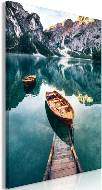 Taulu Artgeist Boats In Dolomites eri kokoja