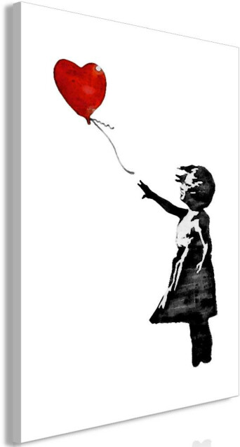 Taulu Artgeist Banksy: Girl with Balloon eri kokoja
