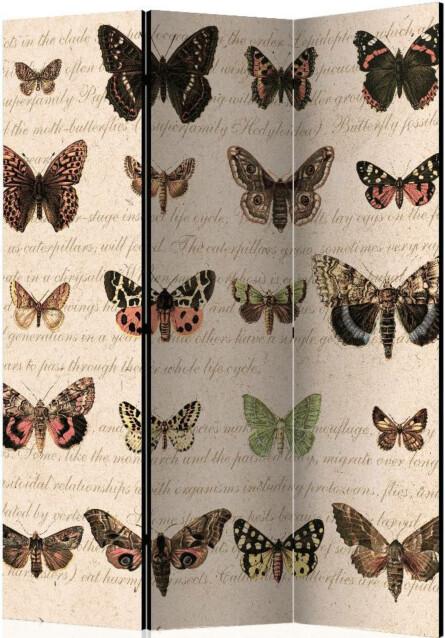 Sermi Artgeist Retro Style: Butterflies 135x172cm