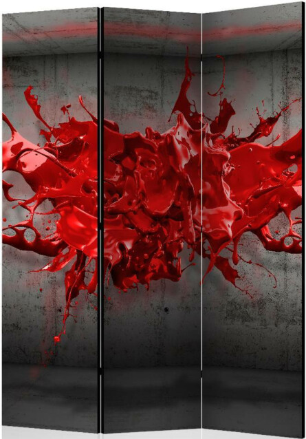 Sermi Artgeist Red Ink Blot 135x172cm