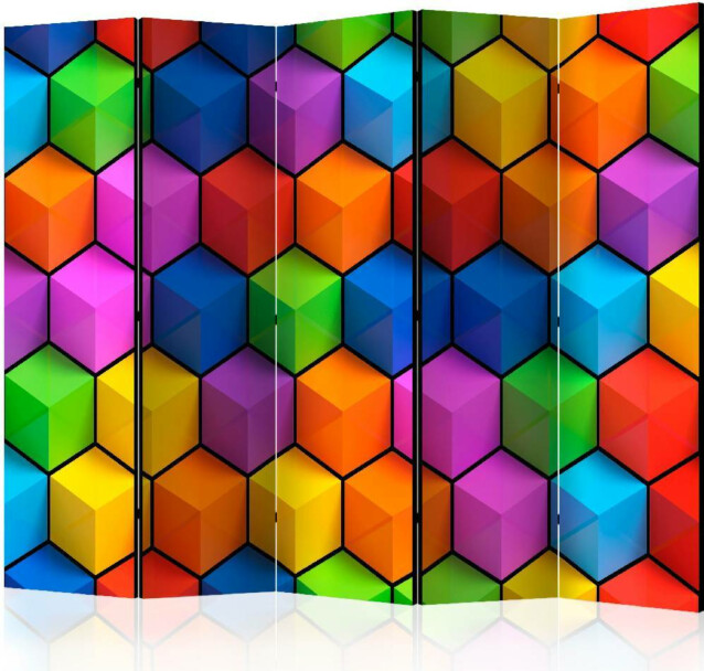 Sermi Artgeist Rainbow Geometry II 225x172cm