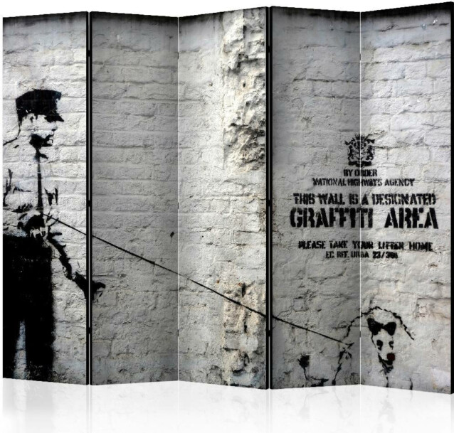 Sermi Artgeist Banksy - Graffiti Area II 225x172cm
