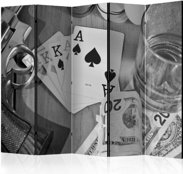 Sermi Artgeist Cards: black and white II 225x172cm