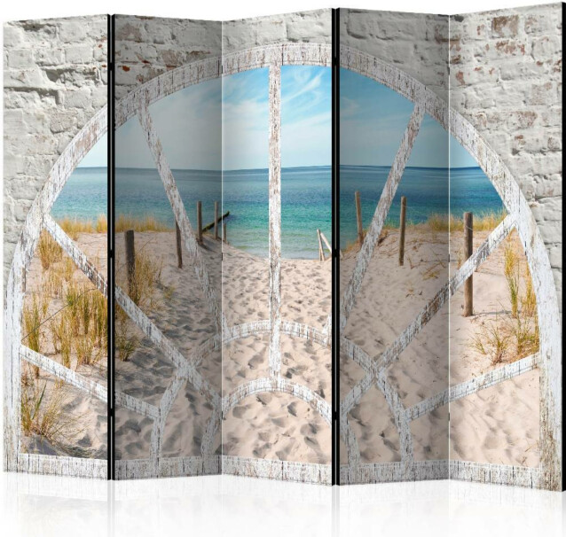 Sermi Artgeist Window View - Beach II 225x172cm