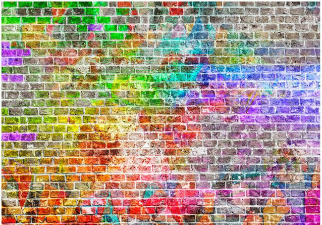 Kuvatapetti Artgeist Rainbow Wall eri kokoja