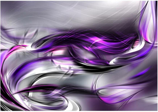 Kuvatapetti Artgeist Purple Swirls eri kokoja