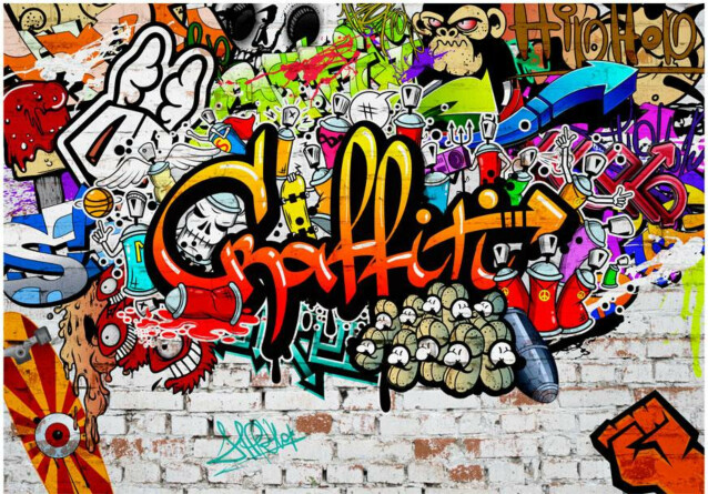 Kuvatapetti Artgeist Colorful Graffiti eri kokoja