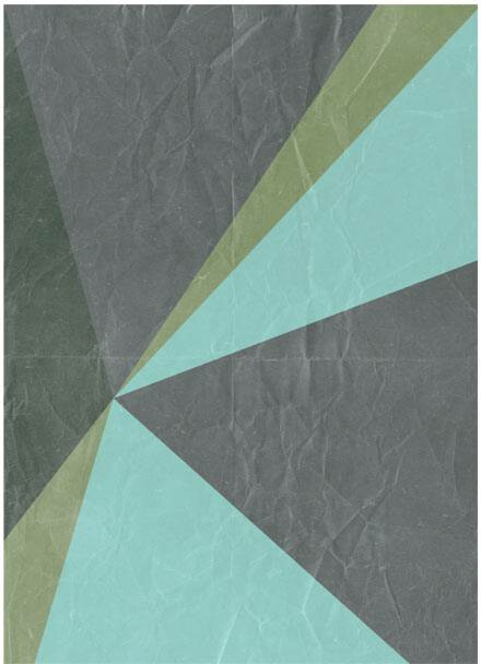 Tapetti Artgeist Gray triangles 50x1000cm