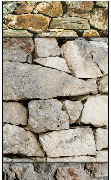 Tapetti Artgeist Puzzle with stones 50x1000cm
