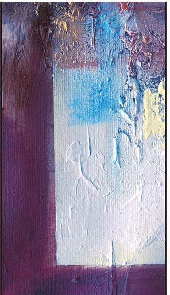 Tapetti Artgeist Winter evening - abstract 50x1000cm