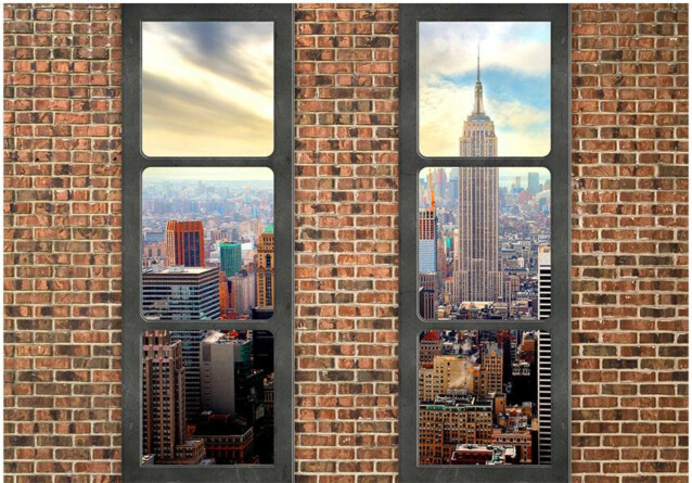 Sisustustarra Artgeist The view from the window: New York eri kokoja