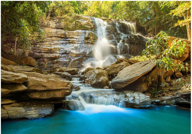 Sisustustarra Artgeist Waterfall in Chiang Mai Thailand  eri kokoja