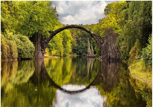 Sisustustarra Artgeist Devil's Bridge in Kromlau,Germany  eri kokoja
