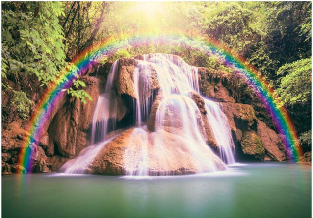Sisustustarra Artgeist Magical Waterfall eri kokoja