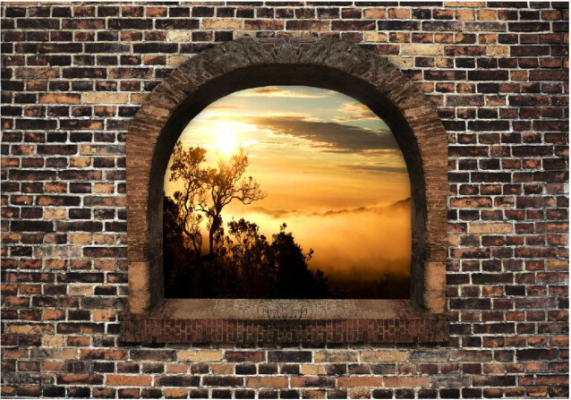 Sisustustarra Artgeist Stony Window: Morning Mist eri kokoja