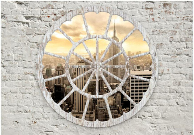 Sisustustarra Artgeist New York: A View through the Window eri kokoja