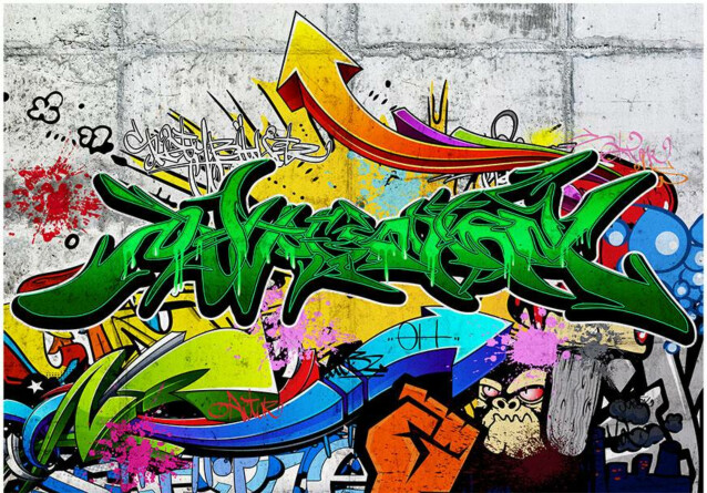 Sisustustarra Artgeist Urban Graffiti eri kokoja