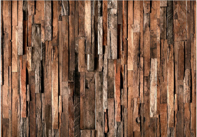 Sisustustarra Artgeist Wooden Curtain II eri kokoja