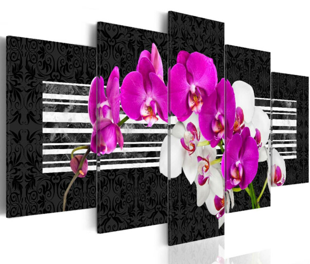 Taulu Artgeist Modest orchids, eri kokoja