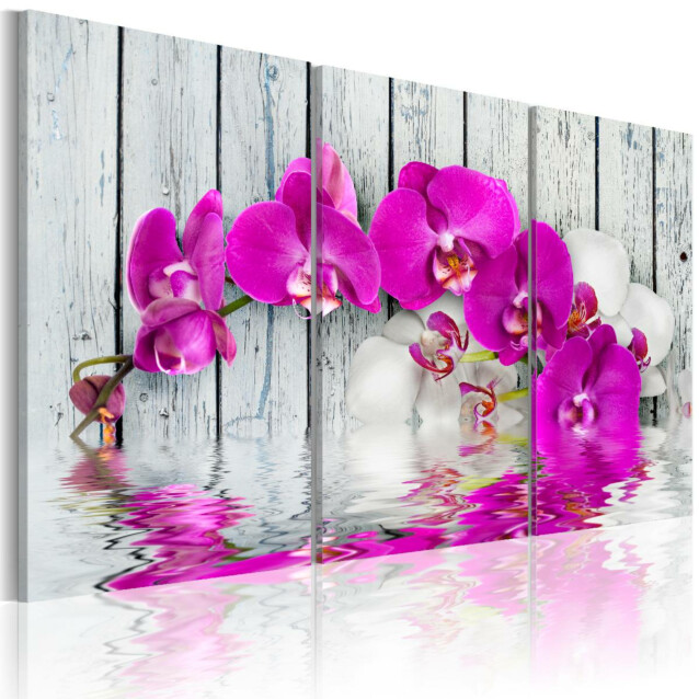 Taulu Artgeist Harmony: Orchid, 3-osainen, eri kokoja