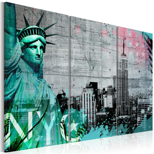 Taulu Artgeist NYC collage III, eri kokoja