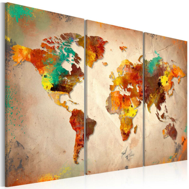 Taulu Artgeist Painted World, 3-osainen, eri kokoja