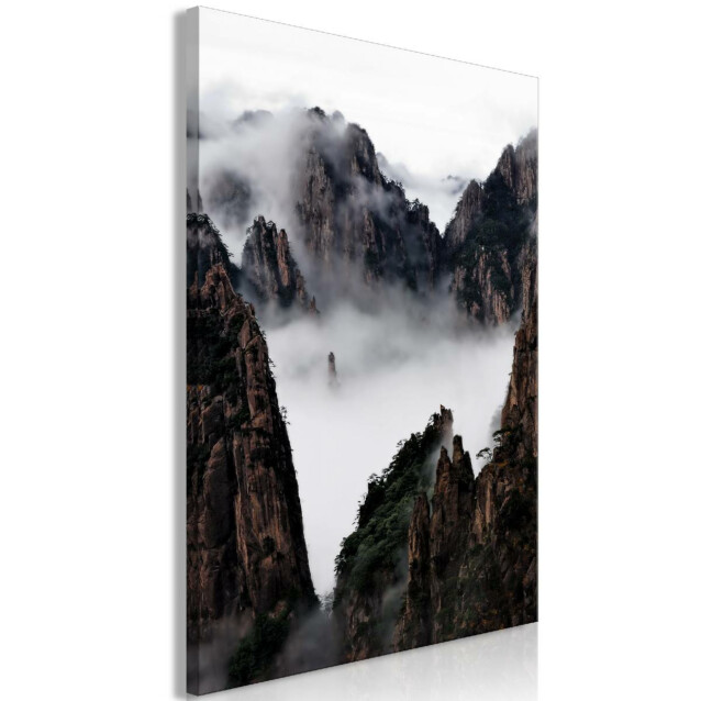 Taulu Artgeist Fog Over Huang Shan, 1-osainen, pystysuuntainen, eri kokoja