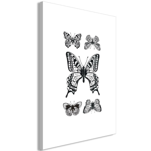 Taulu Artgeist Five Butterflies, 1-osainen, pystysuuntainen, eri kokoja