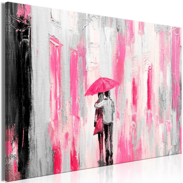 Taulu Artgeist Umbrella in Love Pink, 1-osainen, leveä, eri kokoja