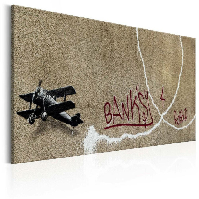 Taulu Artgeist Love Plane by Banksy, eri kokoja