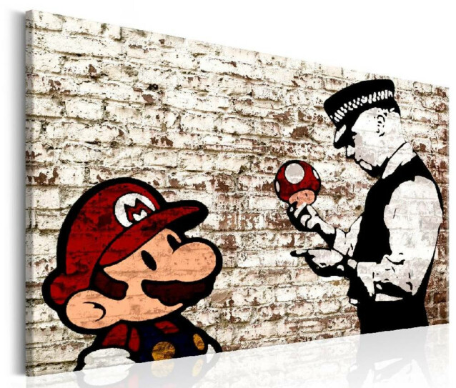 Taulu Artgeist Banksy: Torn Wall, eri kokoja
