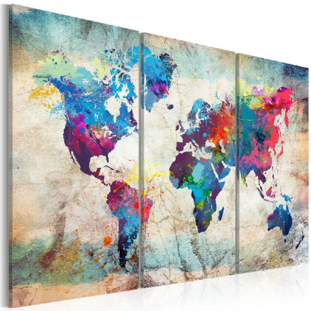 Taulu Artgeist World Maps: Modern Style, eri kokoja